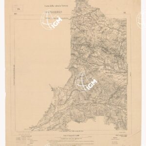 CARTA DELLA COLONIA ERITREA GIANGHEREN J 1