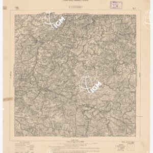 CARTA DELLA COLONIA ERITREA CHEREN I 1