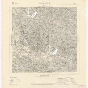 CARTA DELLA COLONIA ERITREA VALLE GULA I 2