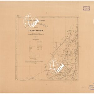 CARTA DIMOSTRATIVA DELLA COLONIA ERITREA - TITOLO