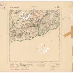 CARTA DELLA COLONIA ERITREA CON L'INDICAZIONE E COLORI DELLE CIRCOSCRIZIONI - Foglio 31 - ADI QUALA