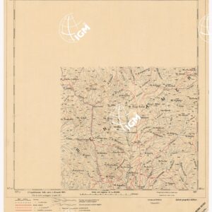 CARTA DELLA COLONIA ERITREA. I.G.M. - Foglio 1 - VALLE DEL GIAGHE