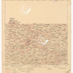 CARTA DELLA COLONIA ERITREA. I.G.M. - Foglio 3 - CHEREN