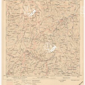 CARTA DELLA COLONIA ERITREA. I.G.M. - Foglio 12 - GHINDA