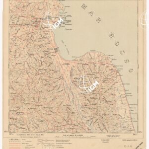 CARTA DELLA COLONIA ERITREA. I.G.M. - Foglio 13- MASSAUA