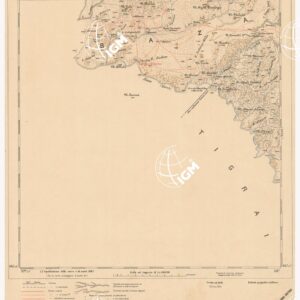 CARTA DELLA COLONIA ERITREA. I.G.M.- Foglio 22 - TOLE'