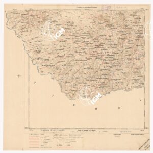 CARTA DELLA COLONIA ERITREA. I.G.M. - Foglio 29-30 - COHAIN