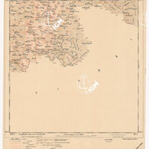 CARTA DELLA COLONIA ERITREA. I.G.M. - Foglio 33 - BARACHIT