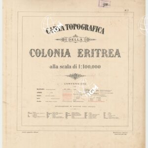 CARTA DELLA COLONIA ERITREA. I.G.M. - Foglio 7 - TITOLO