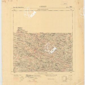 CARTA DELLA COLONIA ERITREA. I.G.M. - Foglio 3 - CHEREN