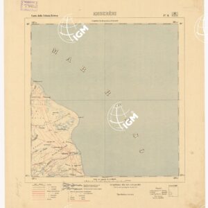 CARTA DELLA COLONIA ERITREA. I.G.M. - Foglio 6 - EMBEREMI