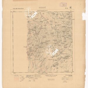 CARTA DELLA COLONIA ERITREA. I.G.M. - Foglio 15 - SUZENA