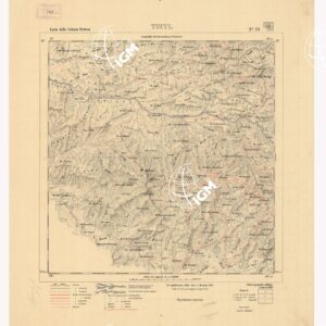 CARTA DELLA COLONIA ERITREA. I.G.M. - Foglio 23 - TUCUL