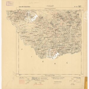 CARTA DELLA COLONIA ERITREA. I.G.M. - Foglio 30 - COHAIN