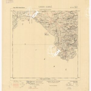 CARTA DELLA COLONIA ERITREA. I.G.M. - Foglio 32- LOGGO SARDA'