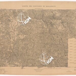 CARTA DEI DINTORNI DI SAGANEITI.