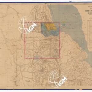 CARTA DEI DOMINI E PROTETTORATI ITALIANI IN ERITREA E NELLE REGIONI LIMITROFE - SUDAN, ABISSINIA E HARAR - Foglio 1
