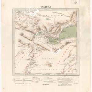 CARTA DIMOSTRATIVA DELLA COLONIA ERITREA E REGIONI ADIACENTI - TAGIURA