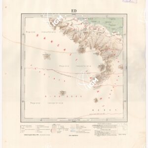 CARTA DIMOSTRATIVA DELLA COLONIA ERITREA E REGIONI ADIACENTI - ED