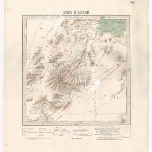 CARTA DIMOSTRATIVA DELLA COLONIA ERITREA E REGIONI ADIACENTI - BAIA D'ASSAB