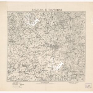 ASMARA E DINTORNI - I.G.M. - Tavola 2