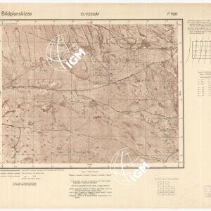 CARTA MILITARE DELLA CIRENAICA - EL EZZEIAT
