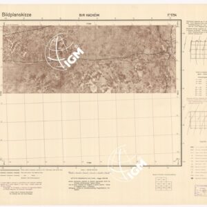 CARTA MILITARE DELLA CIRENAICA - BIR HACHEIM