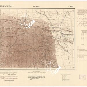 CARTA MILITARE DELLA CIRENAICA - EL - ADEM