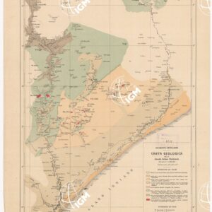 SCHIZZO GEOLOGICO DEGLI ITINERARI PERCORSI E RILEVATI NELLA SOMALIA MERIDIONALE. DUE TAVOLE - Tavola III