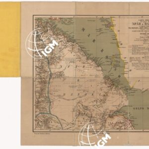 CARTA ORIGINALE DEL PAESE DEGLI AFAR O DANAKIL E REGIONI LIMITROFE TRA MASSAUA, ADEN, ZEILA E LO SCIOA Nord, COSTRUTTA E DISEGNATA SECONDO LO STATO DELLE ATTUALI COGNIZIONI GEOGRAFICHE DA GUIDO CORA.