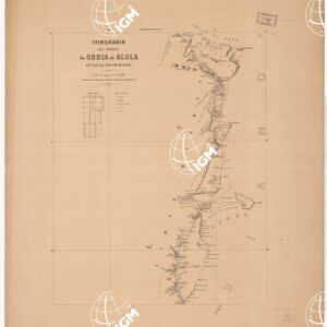 ITINERARIO DEL VIAGGIO DA OBBIA AD ALULA DELL'ING. LUIGI ROBECCHI BRICHETTI - Foglio 1