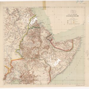 CARTA DEL TERRITORIO DA RAS CASAR ALLA FOCE DEL GIUBA