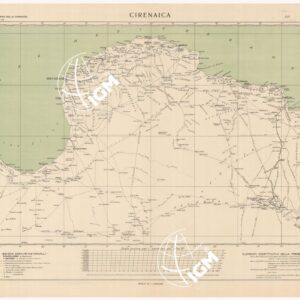 CARTA DIMOSTRATIVA DELLE PRINCIPALI COMUNICAZIONI DELLA CIRENAICA
(III ediz.).
