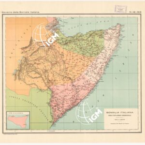 SOMALIA ITALIANA, ZONE D'INFLUENZA COMMERCIALE