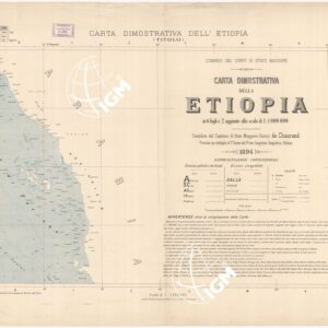 CARTA DIMOSTRATIVA DELL'ETIOPIA -TITOLO