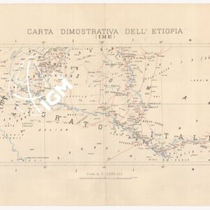 CARTA DIMOSTRATIVA DELL'ETIOPIA - IME