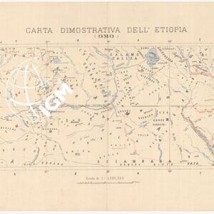 CARTA DIMOSTRATIVA DELL'ETIOPIA - OMO