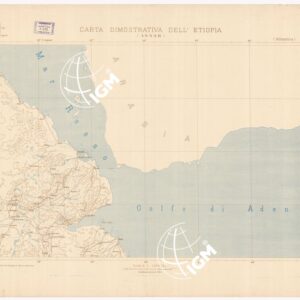 CARTA DIMOSTRATIVA DELL'ETIOPIA - ASSAB