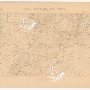 CARTA DIMOSTRATIVA DELL'ETIOPIA - ANTOTTO