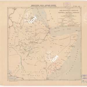LINEE TELEGRAFICHE E TELEFONICHE NELLA ERITREA, ETIOPIA, SOMALIA.