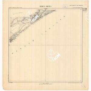 CARTA COROGRAFICA DELLA SOMALIA ITALIANA A 1:400.000 IN 20 fogli - Foglio 17