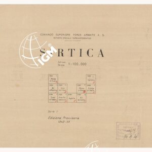 CARTA DELLA CIRENAICA :SUD DEL BENGASI - SIRTICA - CIRENAICA CENTRO ORIENTALE  - QUADRO D'UNIONE