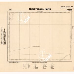 CARTA DELLA CIRENAICA :SUD DEL BENGASI - SIRTICA - CIRENAICA CENTRO ORIENTALE - ZEMLET ABD EL-HAFID F 1890