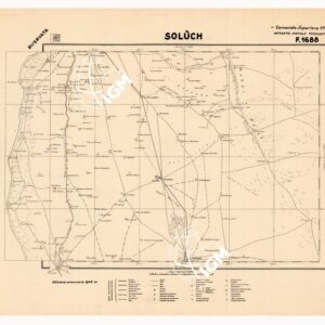 CARTA DELLA CIRENAICA :SUD DEL BENGASI - SIRTICA - CIRENAICA CENTRO ORIENTALE - SOLUCH F 1688
