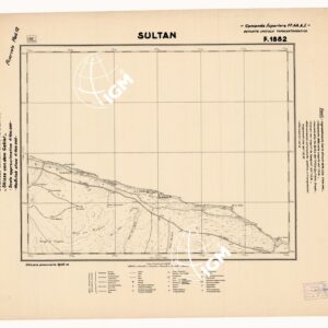 CARTA DELLA CIRENAICA :SUD DEL BENGASI - SIRTICA - CIRENAICA CENTRO ORIENTALE - SULTAN F 1882