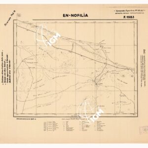 CARTA DELLA CIRENAICA :SUD DEL BENGASI - SIRTICA - CIRENAICA CENTRO ORIENTALE - EN NOFILIA F 1983