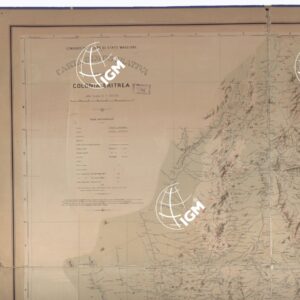 CARTA DIMOSTRATIVA DELLA COLONIA ERITREA