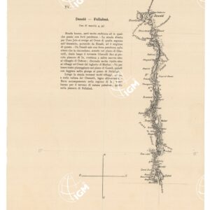 ITINERARIO DESSIE FELLAHNA TAVOLA XV