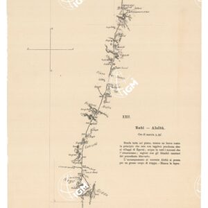ITINERARIO ROBI ALELTU TAVOLA XXII