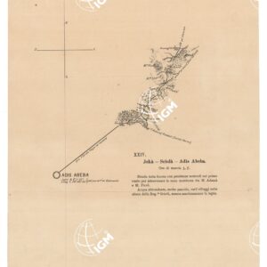 ITINERARIO JEKA SCIOLA ADIS ABEBA TAVOLA XXIV